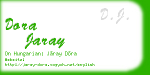 dora jaray business card