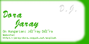 dora jaray business card